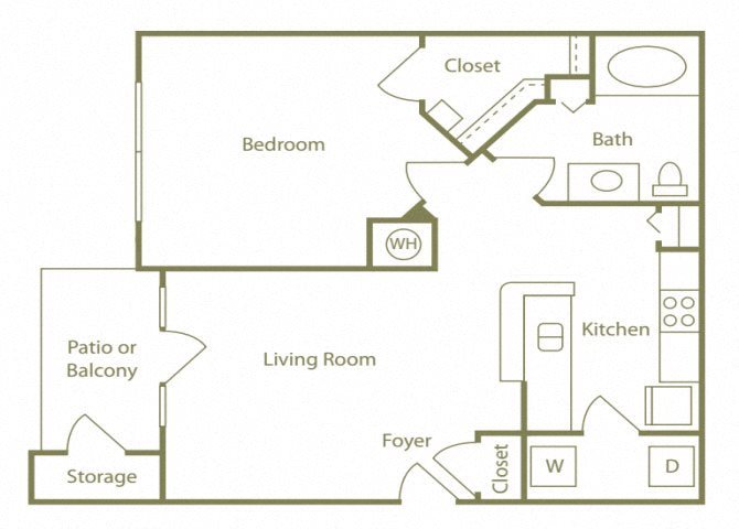 The Shanty Floor Plan The Shanty Floor Plan at Charlestowne, Georgia